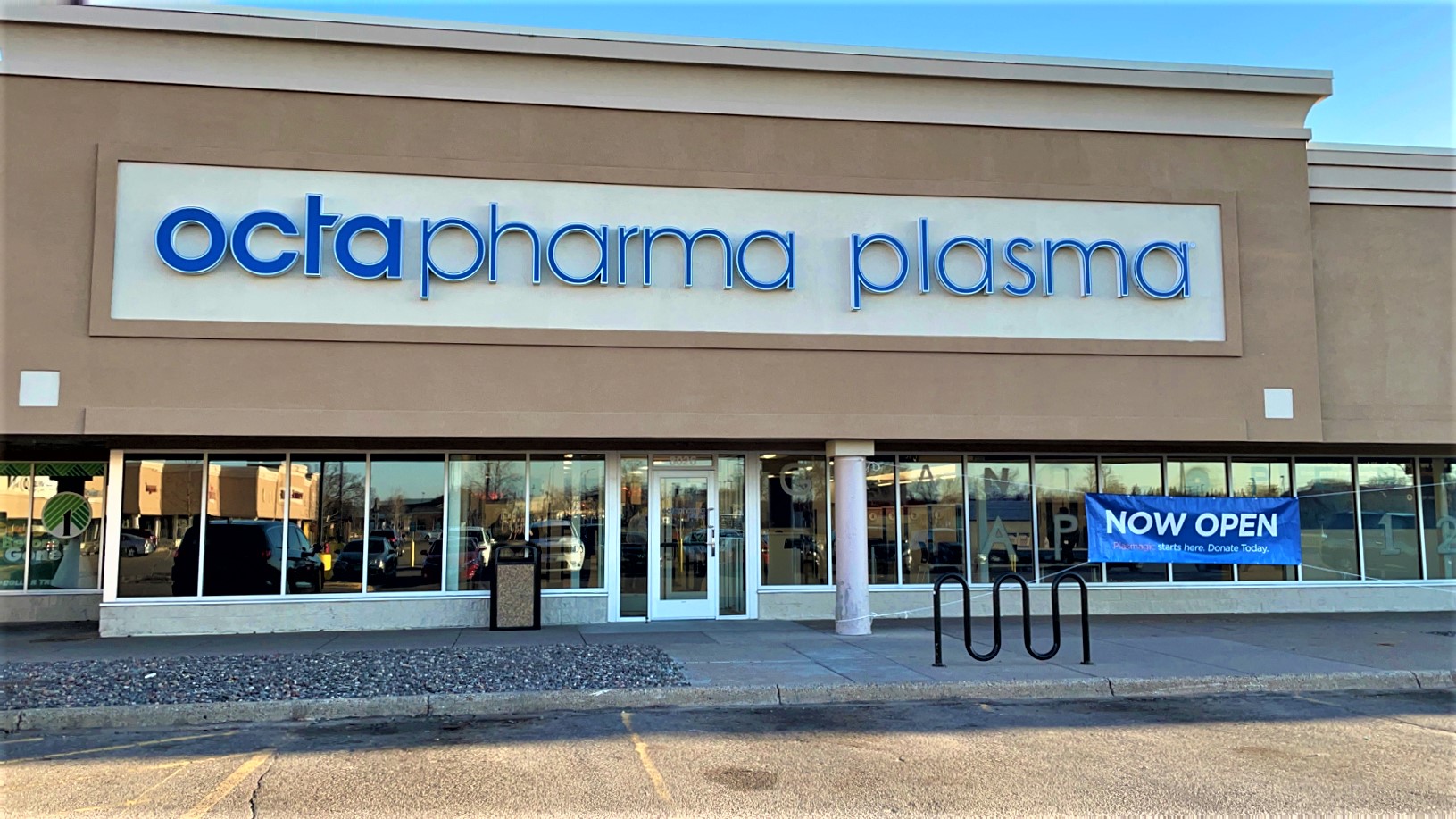 Plasma Donation Brookyln Park, MN - Octapharma Plasma center storefront